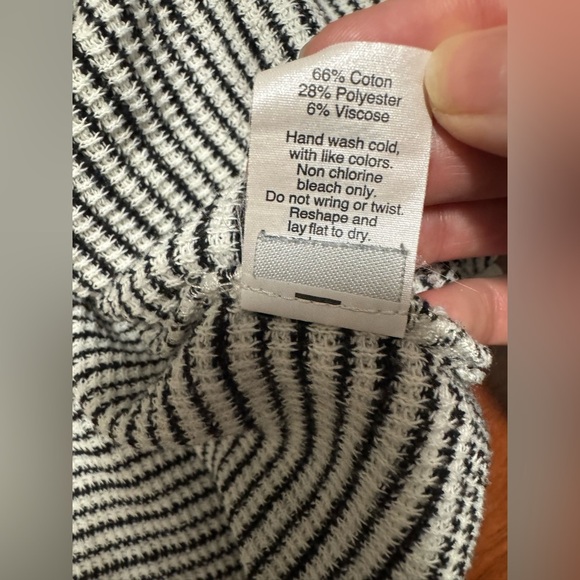 Mile(s) by Madewell Funnel Neck Striped Top - Picture 6 of 6